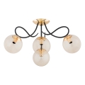 Surface-mounted chandelier OXA 4xE14/10W/230V gold/black