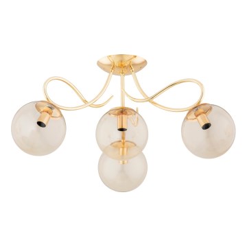 Surface-mounted chandelier OXA 4xE14/10W/230V gold