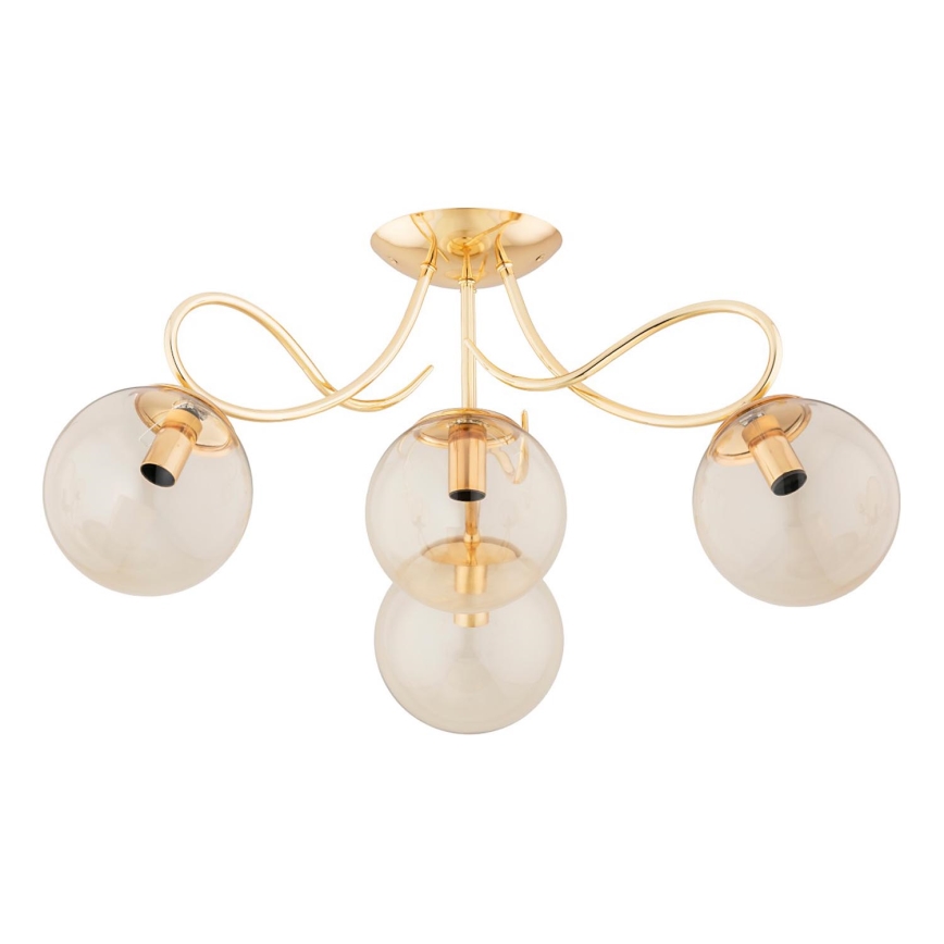 Surface-mounted chandelier OXA 4xE14/10W/230V gold