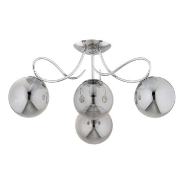 Surface-mounted chandelier OXA 4xE14/10W/230V shiny chrome