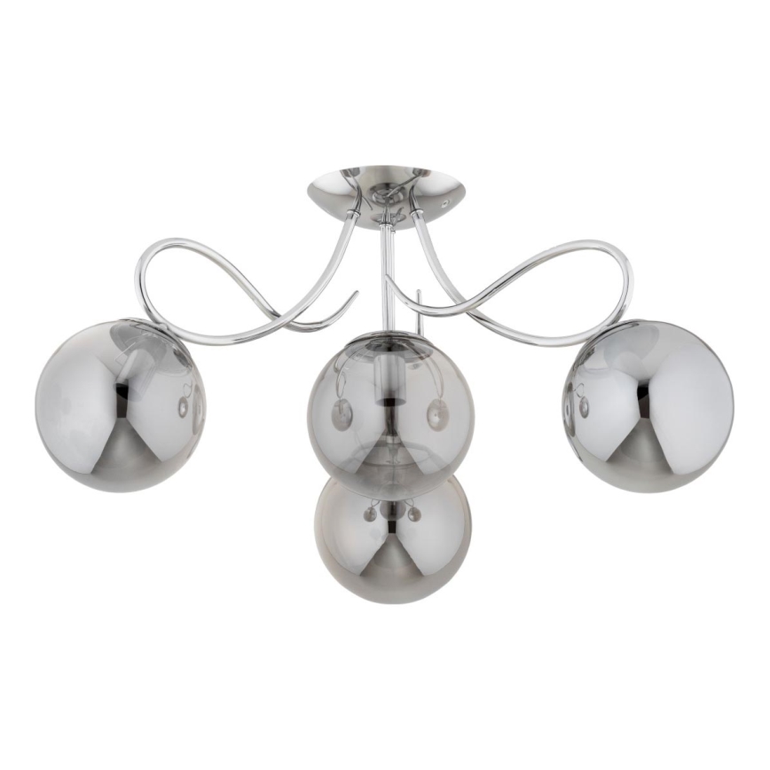 Surface-mounted chandelier OXA 4xE14/10W/230V shiny chrome