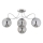 Surface-mounted chandelier OXA 4xE14/10W/230V shiny chrome