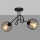 Surface-mounted chandelier OXFORD 2xE27/15W/230V black