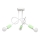 Surface-mounted chandelier OXFORD 3xE27/15W/230V