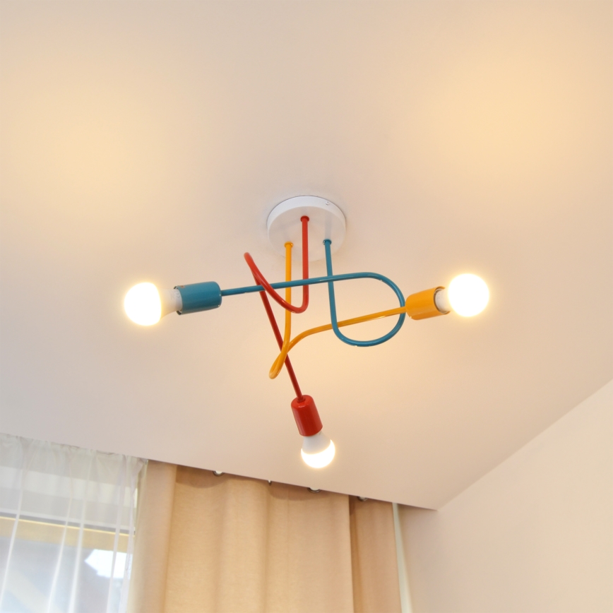 Surface-mounted chandelier OXFORD 3xE27/15W/230V