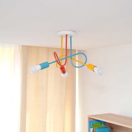 Surface-mounted chandelier OXFORD 3xE27/15W/230V