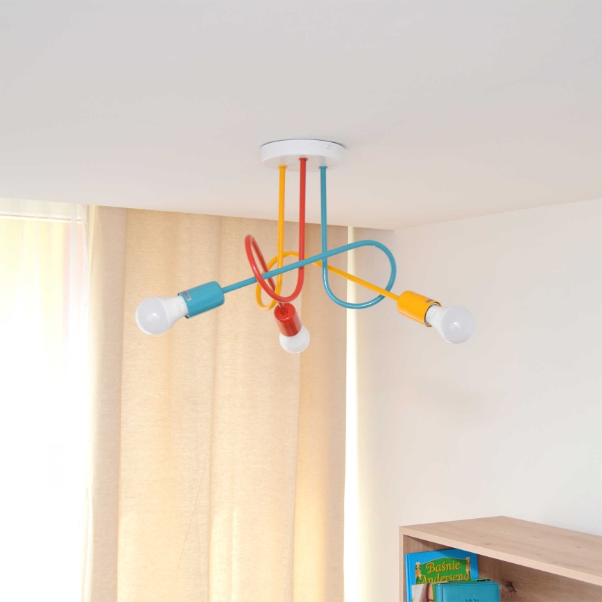 Surface-mounted chandelier OXFORD 3xE27/15W/230V
