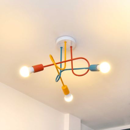 Surface-mounted chandelier OXFORD 3xE27/15W/230V