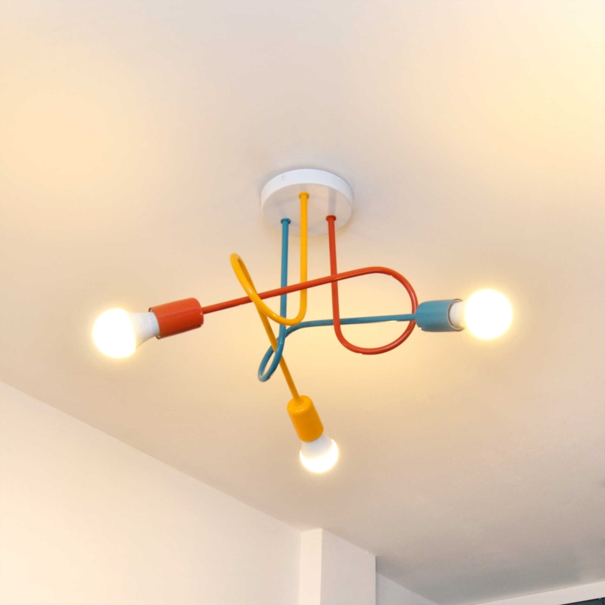 Surface-mounted chandelier OXFORD 3xE27/15W/230V