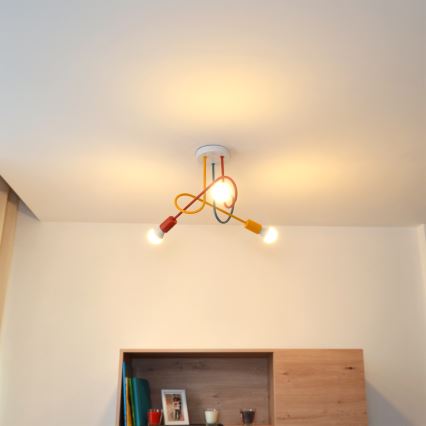 Surface-mounted chandelier OXFORD 3xE27/15W/230V