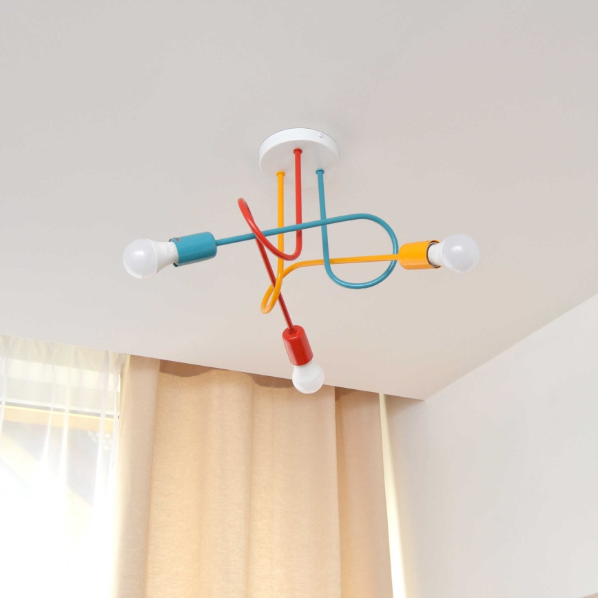 Surface-mounted chandelier OXFORD 3xE27/15W/230V