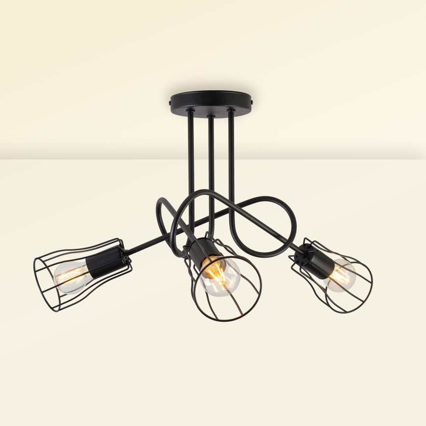 Surface-mounted chandelier OXFORD 3xE27/15W/230V