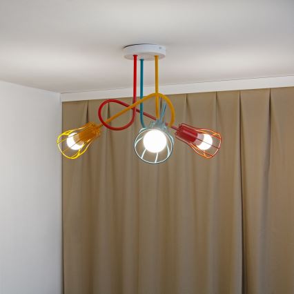 Surface-mounted chandelier OXFORD 3xE27/15W/230V