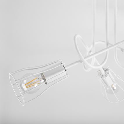 Surface-mounted chandelier OXFORD 3xE27/15W/230V white
