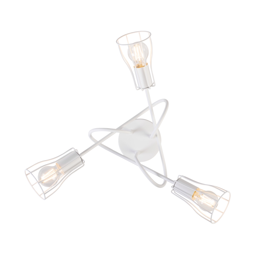 Surface-mounted chandelier OXFORD 3xE27/15W/230V white