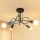 Surface-mounted chandelier OXFORD 4xE27/15W/230V black/turquoise