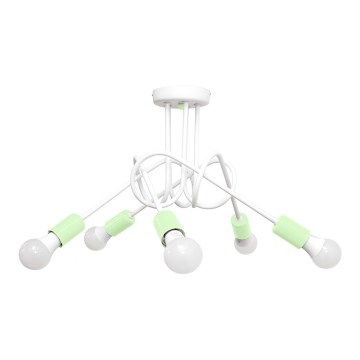 Surface-mounted chandelier OXFORD 5xE27/15W/230V