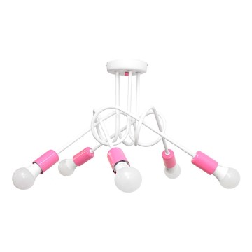 Surface-mounted chandelier OXFORD 5xE27/15W/230V