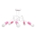 Surface-mounted chandelier OXFORD 5xE27/15W/230V