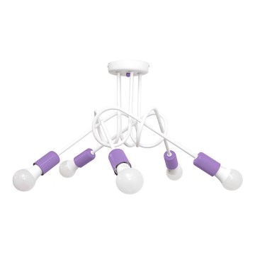 Surface-mounted chandelier OXFORD 5xE27/15W/230V