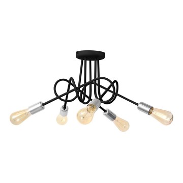 Surface-mounted chandelier OXFORD 5xE27/15W/230V
