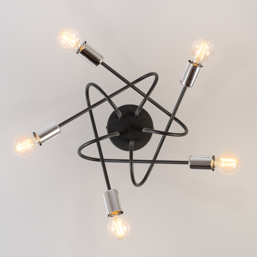 Surface-mounted chandelier OXFORD 5xE27/15W/230V
