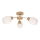 Surface-mounted chandelier PARMA 3xE27/40W/230V oak