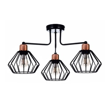 Surface-mounted chandelier PORTO 3xE27/40W/230V