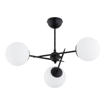 Surface-mounted chandelier PRIMERY 3xE14/10W/230V black