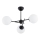 Surface-mounted chandelier PRIMERY 3xE14/10W/230V black