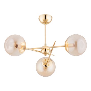 Surface-mounted chandelier PRIMERY 3xE14/10W/230V gold