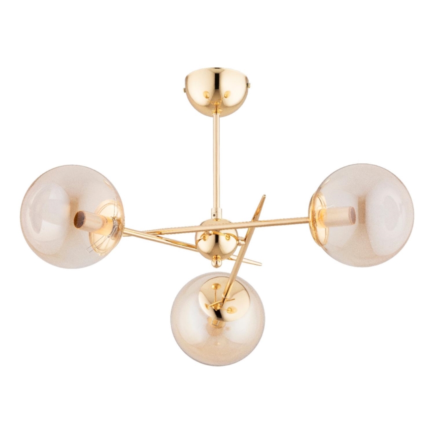 Surface-mounted chandelier PRIMERY 3xE14/10W/230V gold