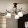 Surface-mounted chandelier RETRO 3xE27/60W/230V bronze patina