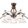 Surface-mounted chandelier RETRO 5xE27/60W/230V bronze patina