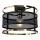 Surface-mounted chandelier RIM 1xE27/60W/230V black/gold