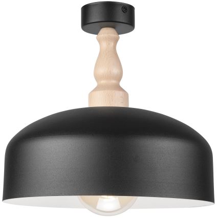 Surface-mounted chandelier RINA 1xE27/15W/230V black/beech