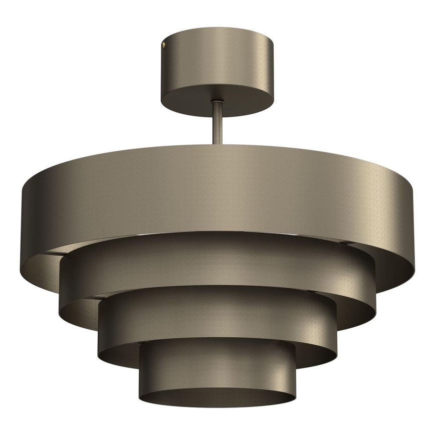 Surface-mounted chandelier RINGS 1xE27/15W/230V brass