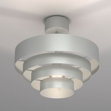Surface-mounted chandelier RINGS 1xE27/15W/230V shiny chrome