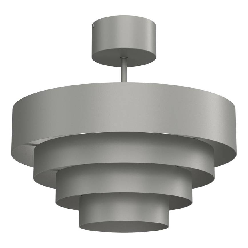 Surface-mounted chandelier RINGS 1xE27/15W/230V grey