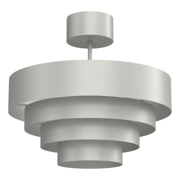 Surface-mounted chandelier RINGS 1xE27/15W/230V shiny chrome