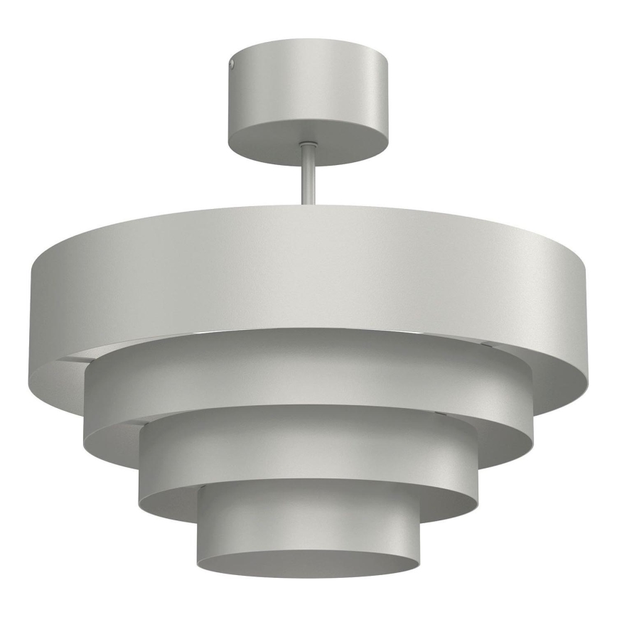Surface-mounted chandelier RINGS 1xE27/15W/230V shiny chrome