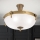 Surface-mounted chandelier ROCCA 4xE27/60W/230V d. 43 cm bronze/white