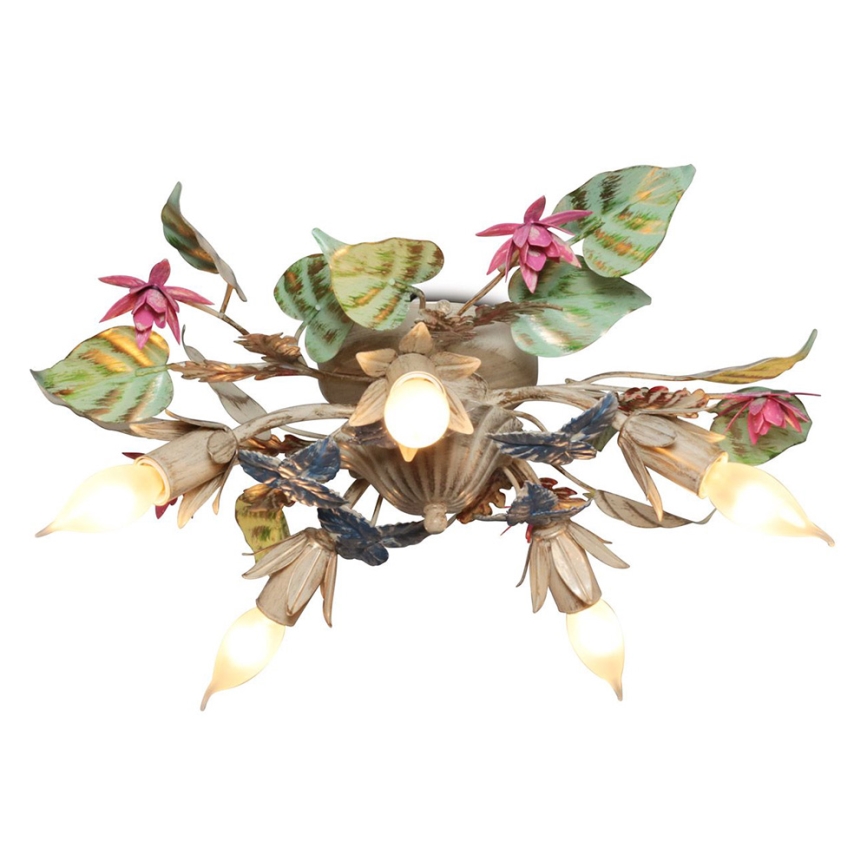 Surface-mounted chandelier ROMA 5xE14/60W/230V