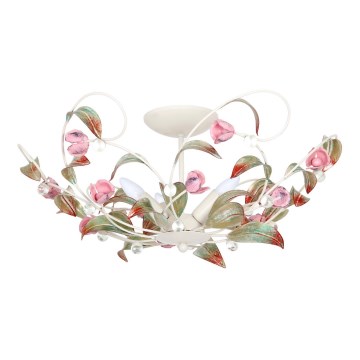 Surface-mounted chandelier ROSE 3xE14/60W/230V