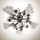 Surface-mounted chandelier ROSE FLOWER 5xE14/40W/230V