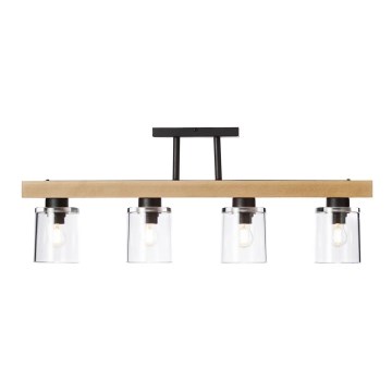 Surface-mounted chandelier RUSTIC RADIANCE 4xE27/60W/230V