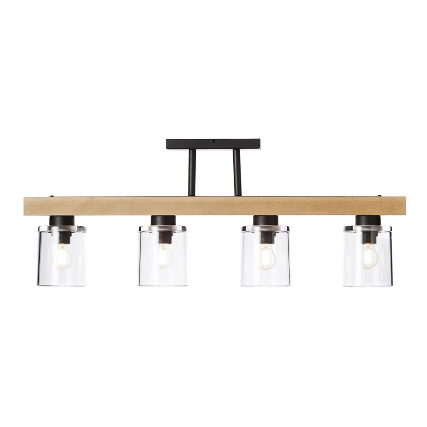 Surface-mounted chandelier RUSTIC RADIANCE 4xE27/60W/230V