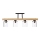 Surface-mounted chandelier RUSTIC RADIANCE 4xE27/60W/230V