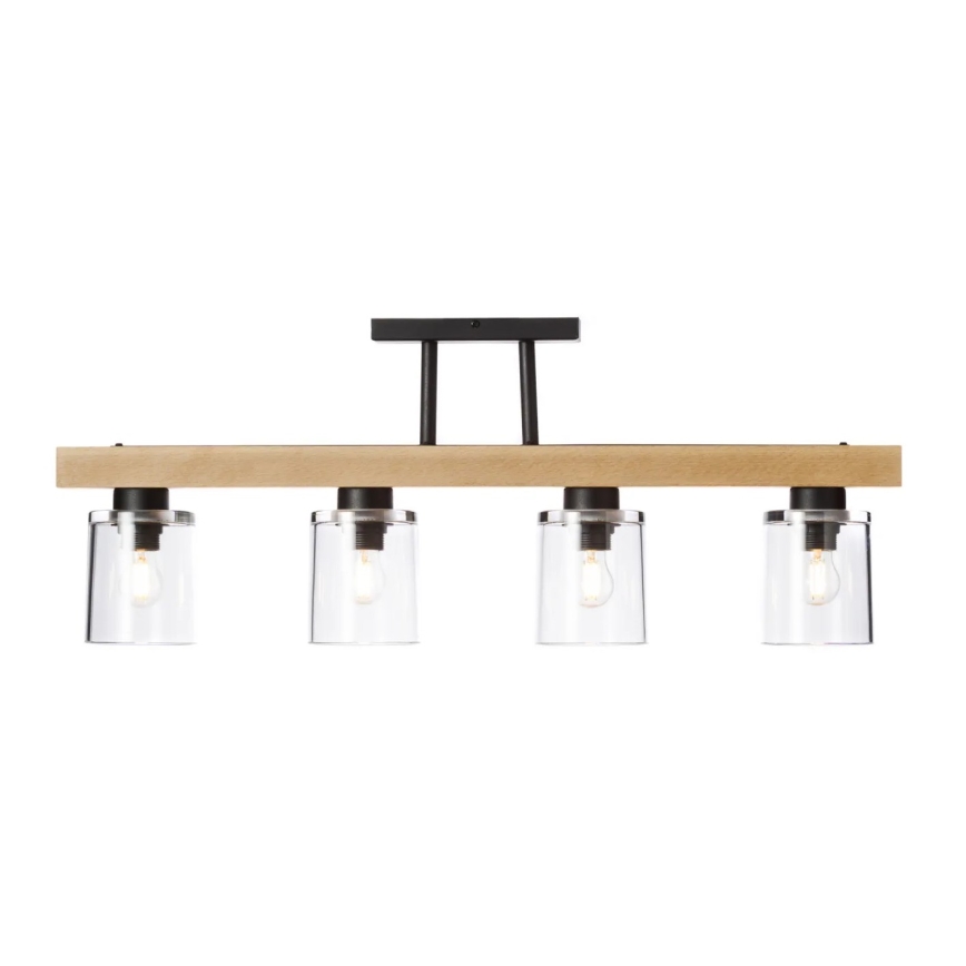 Surface-mounted chandelier RUSTIC RADIANCE 4xE27/60W/230V