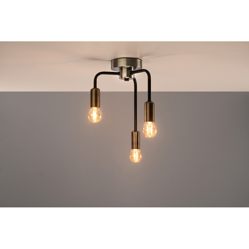 Surface-mounted chandelier SAGA 3xE27/40W/230V